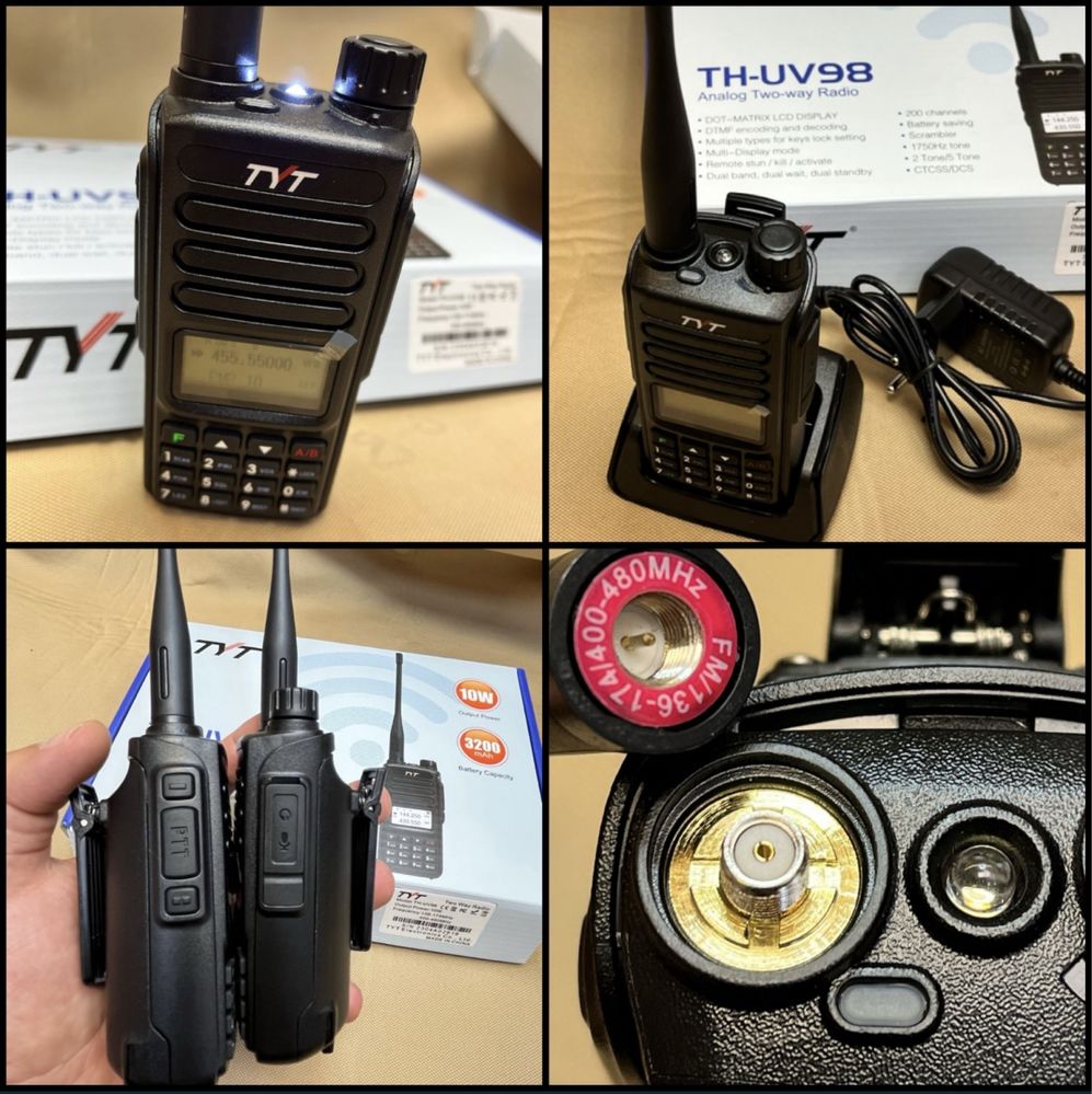 Радиостанция TYT TH-UV98 walkie talkie  radiostation радио уоки токи