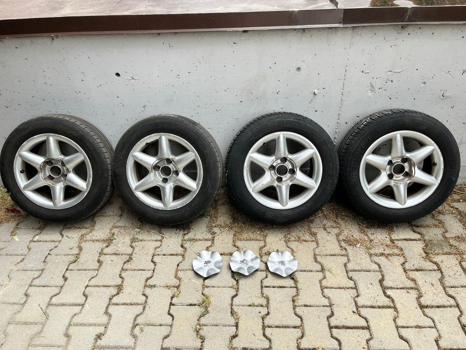 Peugeot алуминиеви джанти със летни гуми 185/65 R15 – 4 броя