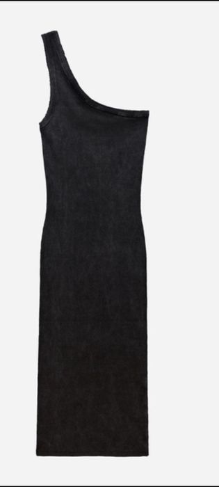 Rochie de vara gri inchis Zara/ Asos Stradivarius Mango