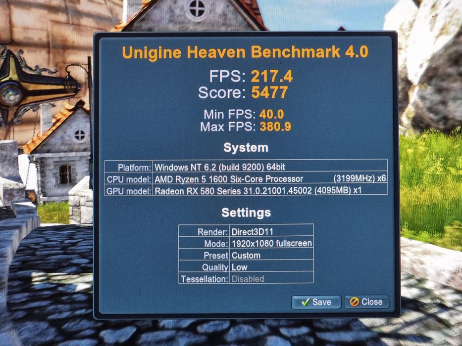 Геймърски Компютър /Ryzen 5 1600x/16GB RAM/ SSD-512GB/RX 580 8GB