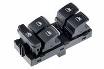 Бутон ключ за стъкла, Volkswagen, VW Passat B8, Golf 7, Polo 6, Хром