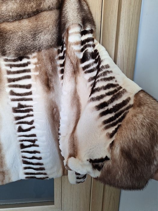 Палто норка и чинчила уникално