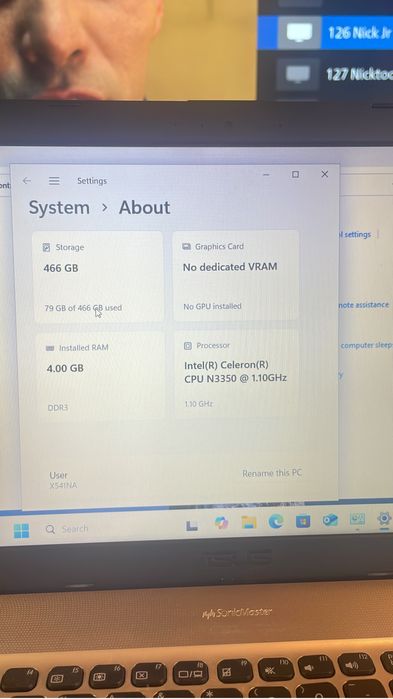 Vand laptop Asus Vivobook Max A541N