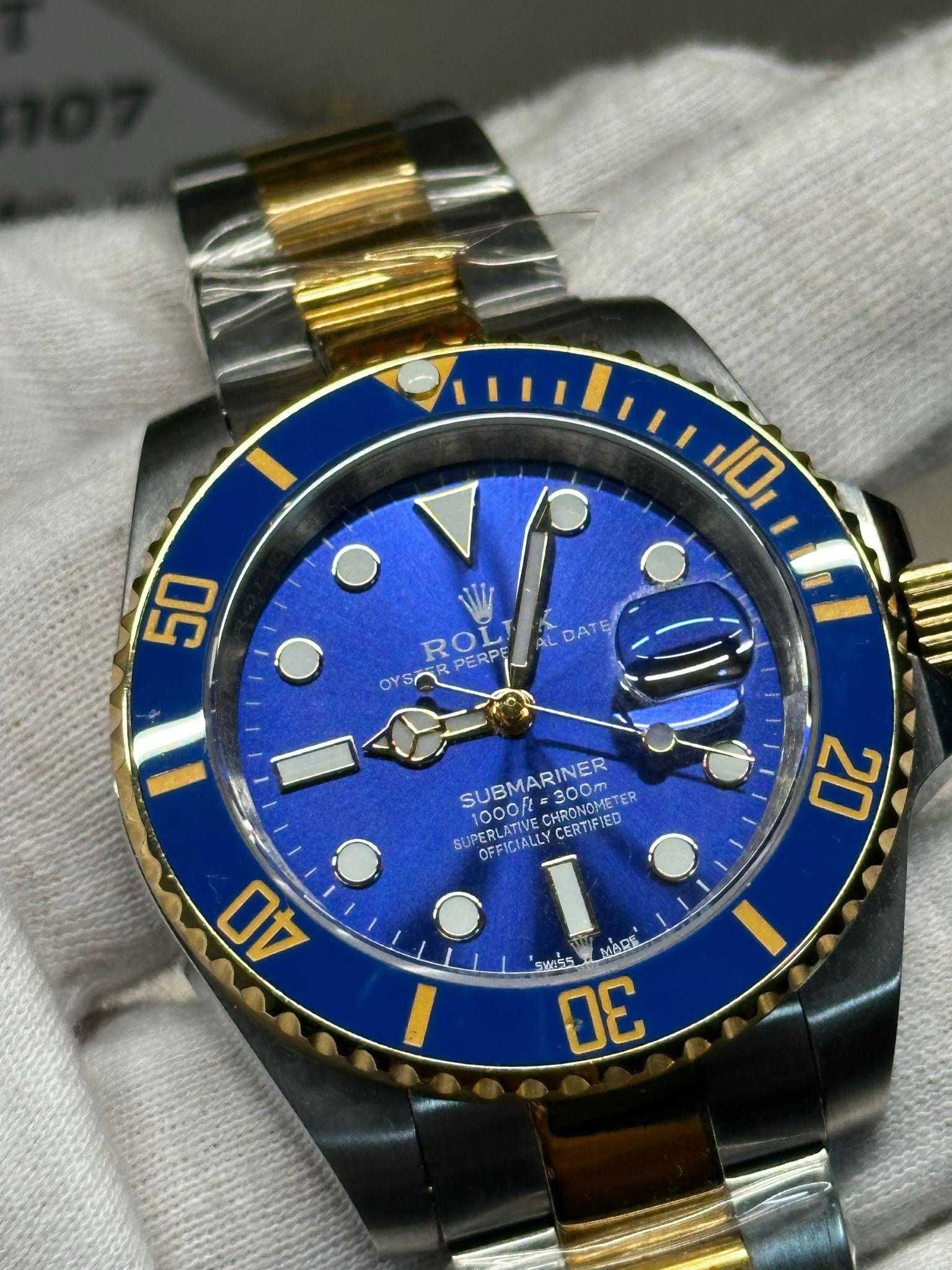 Submariner 41 MM Two Tone Blue Dial Gold Silver 1266