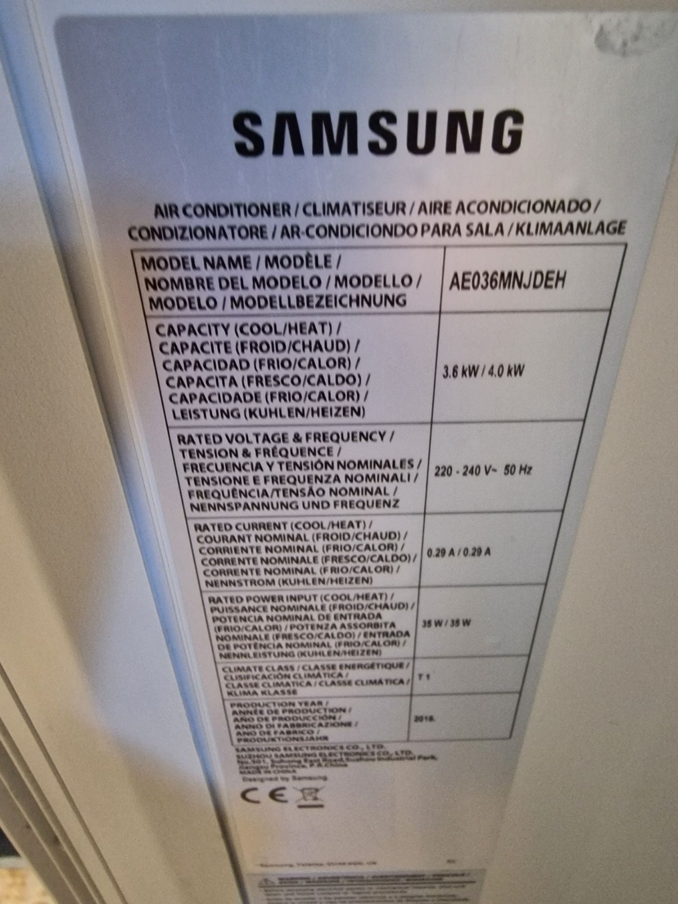 Термопомпа Samsung EHS TDM AE160MNYDGH/EU 16kw трифазна сплит