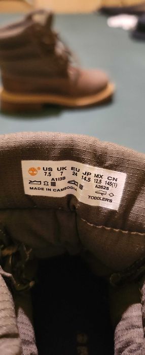 Детси ботички Timberland