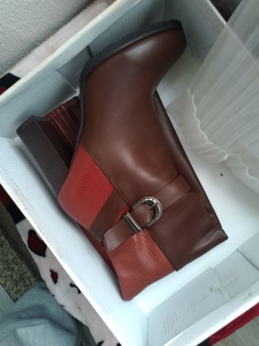 Cizme imitație piele