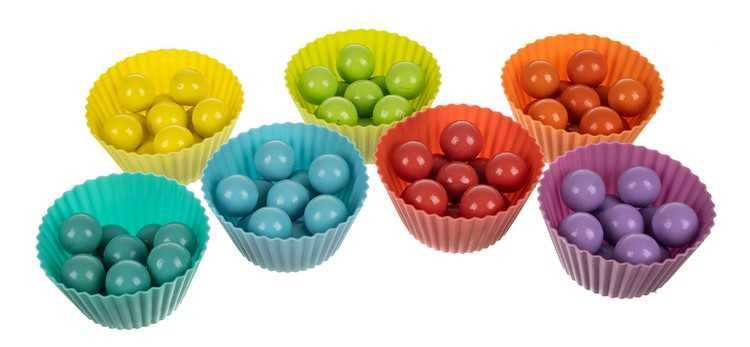 Дървен пъзел 7в1 с топчета пъзел рингове монтесори мозайка с риболов