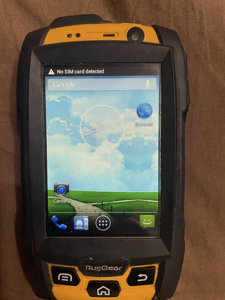 RugGear sensirli  telefon