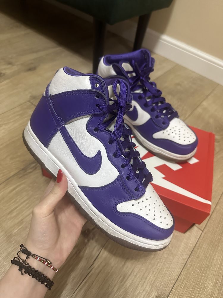 Nike dunk high sp varsity purple