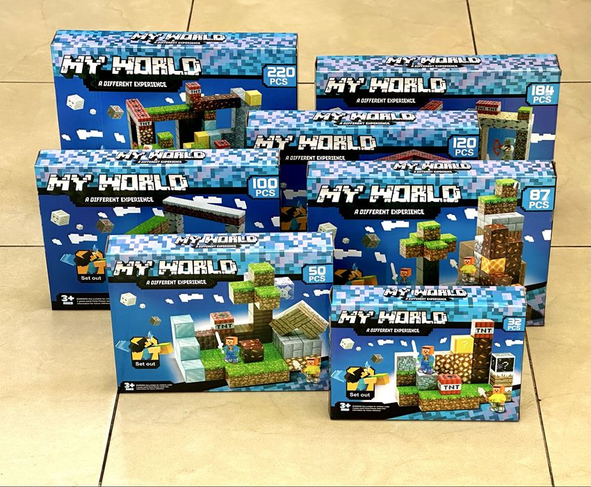 Магнитни кубчета Майнкрафт /Minecraft Magnetic Blocks