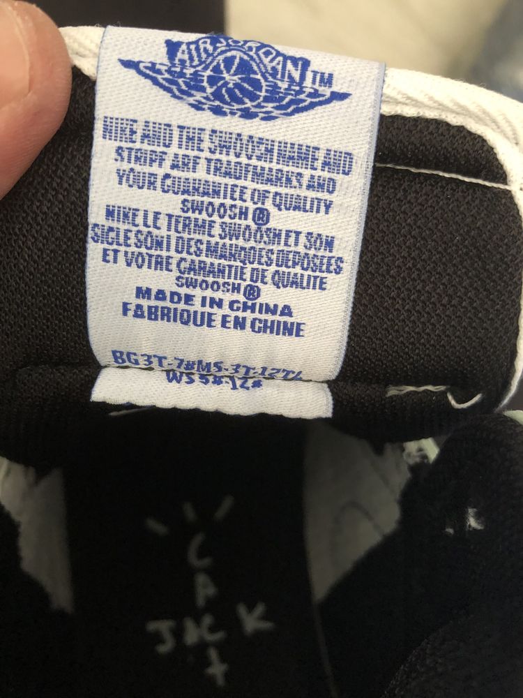 Travis Scott Fragment x Air Jordan 1 Drop