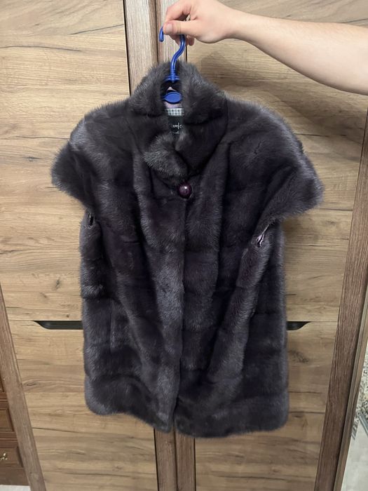 Норковая шуба натуральноя