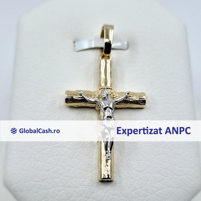Cruce din aur de 14k, 2.57g | GlobalCash.ro #LU28594