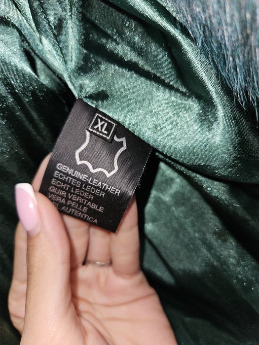 Кожено палто ГОЯ естествен косъм