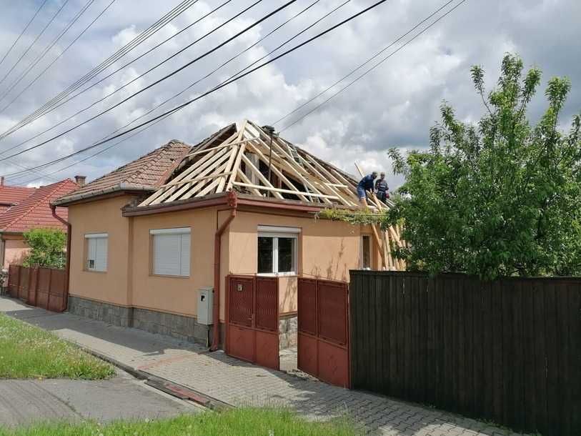 Montaj tigla ceramica, montaj tigla metalica, reparatii acoperis