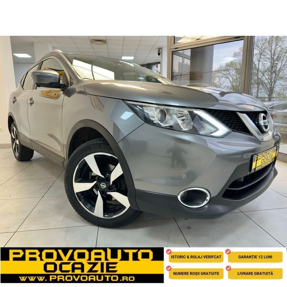 Nissan Qashqai II Suv 2016-Pack Tekna-Panoramic-Gps Navi 3D-Faruri Led