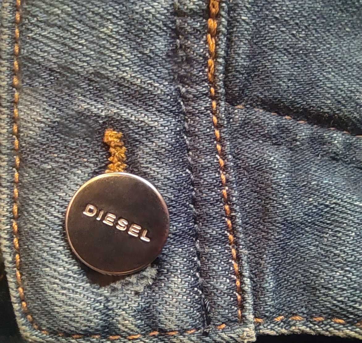 Blugi DIESEL Denim dark-blue