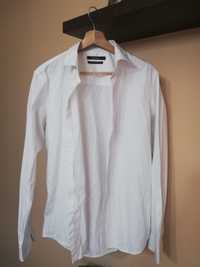 Vând cămașă albă, mărimea M, marca Dressmann