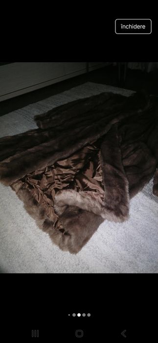 Haină de blană artificială