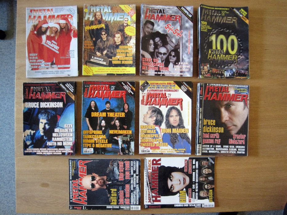 Colecție reviste Metal Hammer H. (Ungaria, limba maghiară)