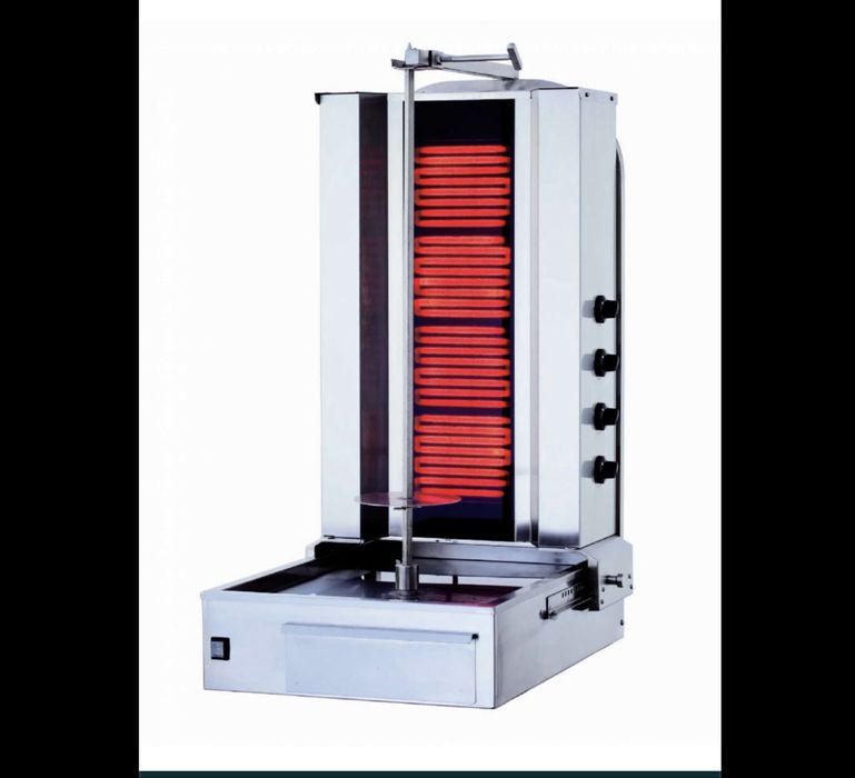 De vanzare aparat shaorma-kebab electric 4 arzatoare produs nou!!