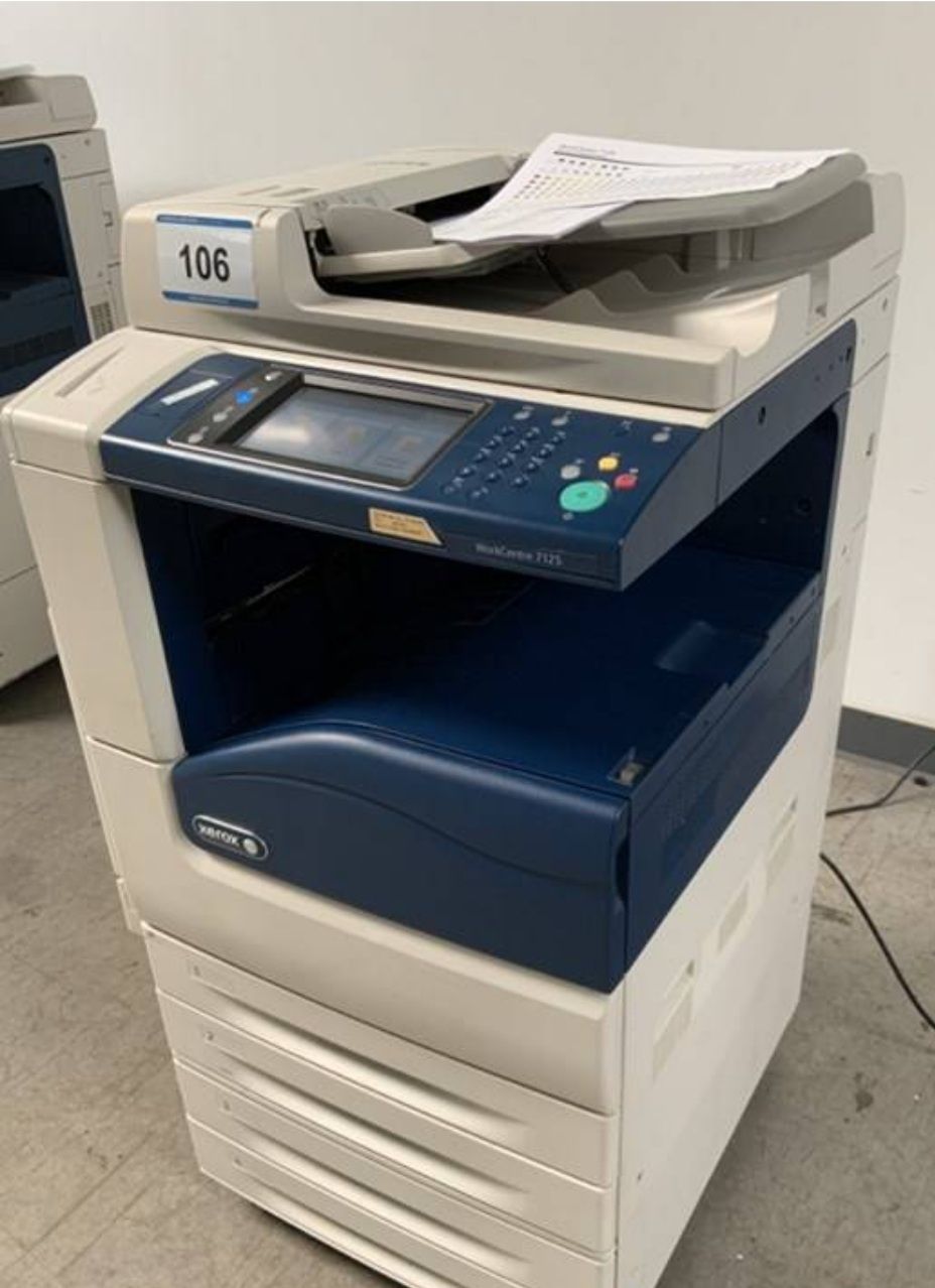 XEROX WorkCenter model 7125 A3 color laser multifunctional
