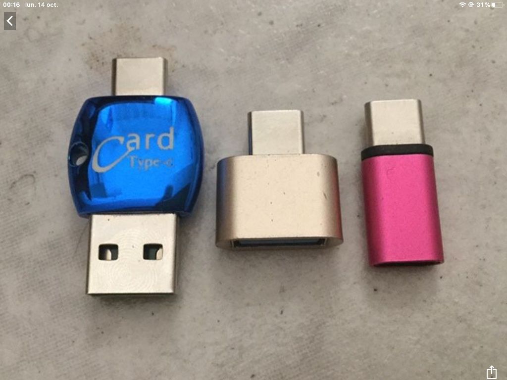 Adaptor  mufa type C micro usb.