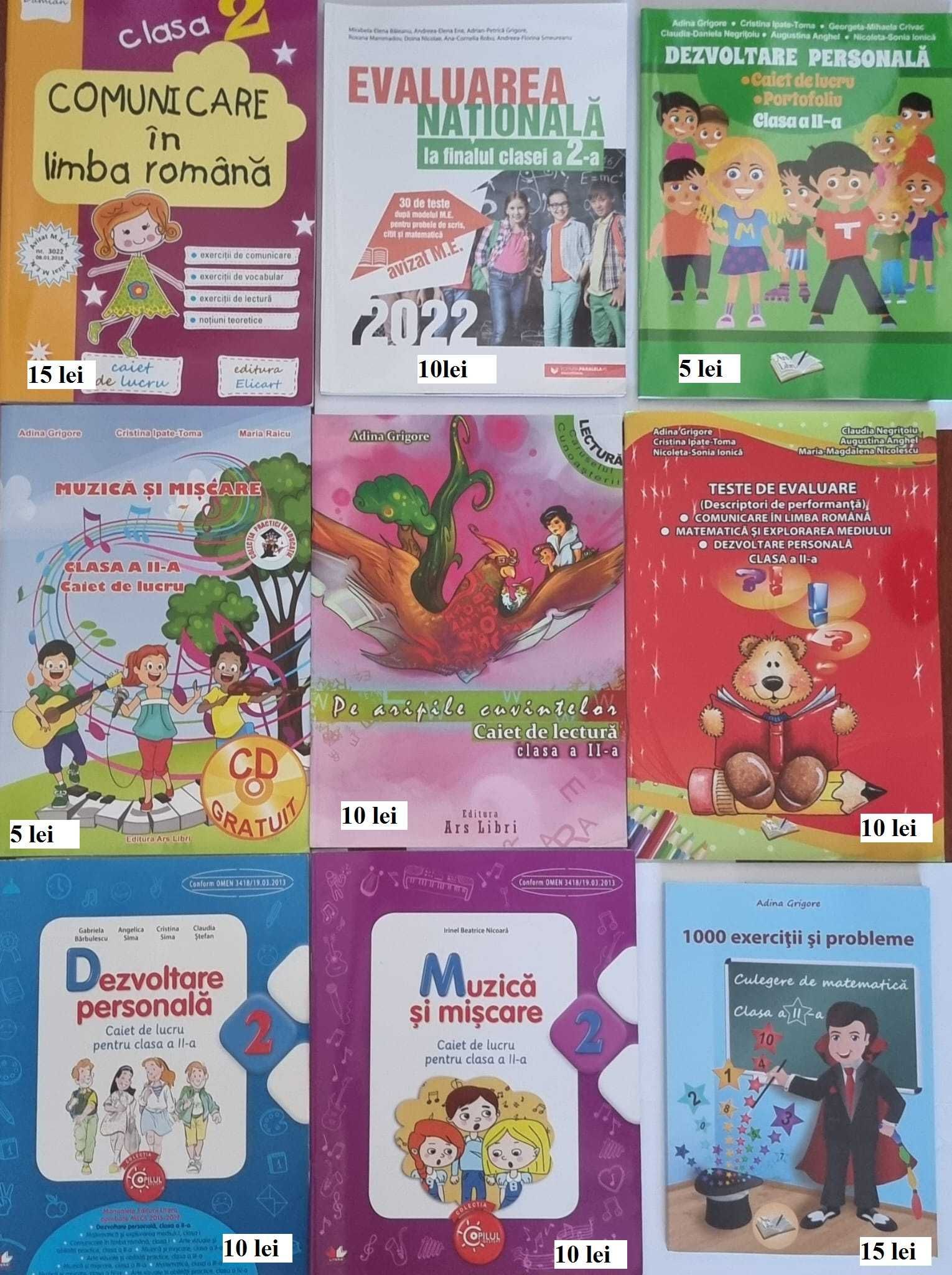 Auxiliare scolare si caiete de vacanta, Cls. Pregatitoare, 1, 2 (NOI)