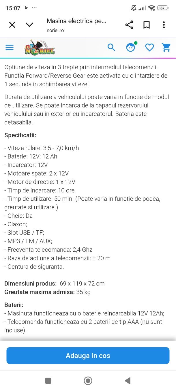 Jeep electric mașinuță electrica