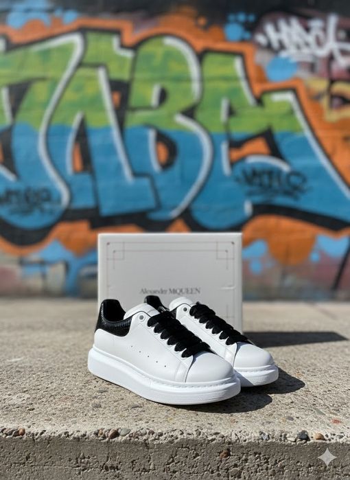 Adidasi Alexander Mc Q u e e n Snake Leather