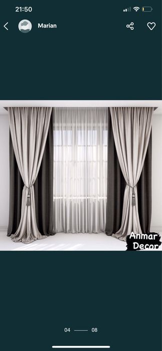 Perdele si draperii orice dimensiune  *montaj • croitorie *consultanta