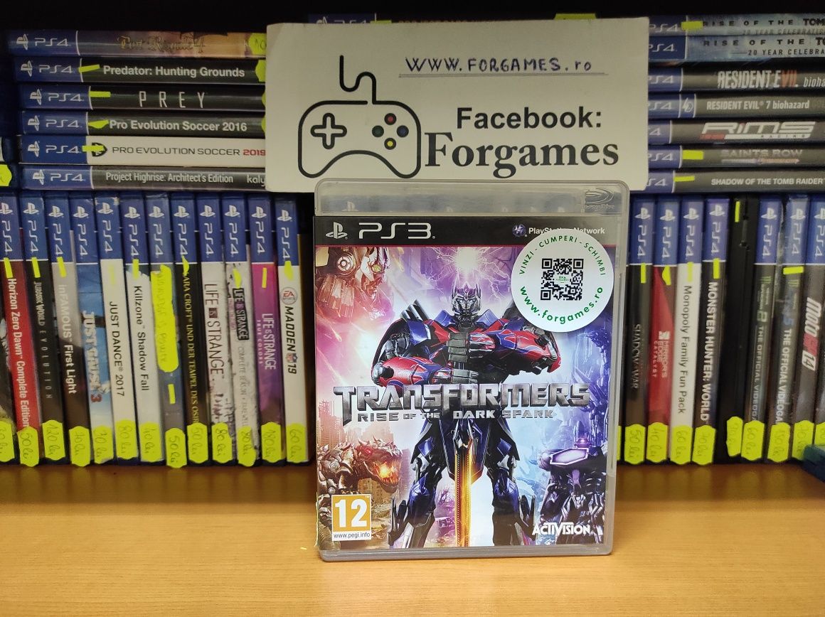 Vindem jocuri Transformers Rise of The Dark Spark PS3 Forgames.ro