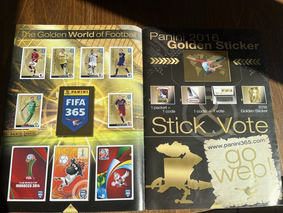 Panini Fifa Club World Cup 2016 напълно попълнен албум