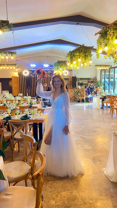 Rochie mireasa A-line, Amarige pour Toi, colectia Gabbiano