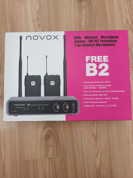 Безжични микрофони novox free B2