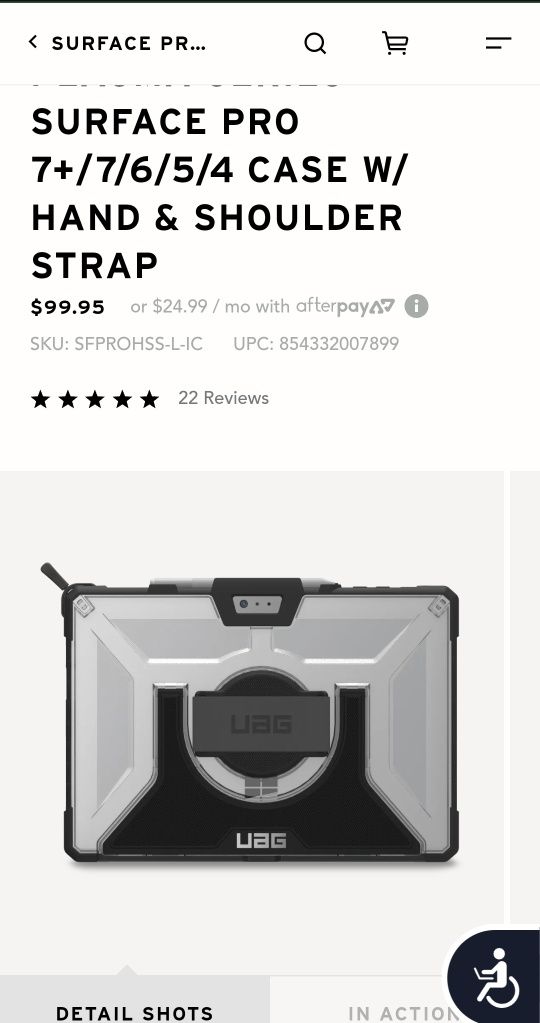 Чехол для Surface Pro 7-7+ (4-5-6) USG plasma rugged Military case