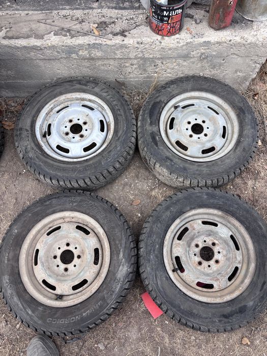 Зимняя резина на дисках ВАЗ