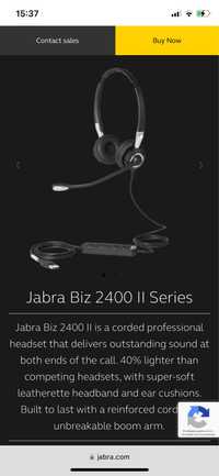 Гарнитура Jabra BIZ 2400 II