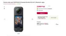 Insta360 x5 Camera de actiune similar gopro dji garantie si asigurare