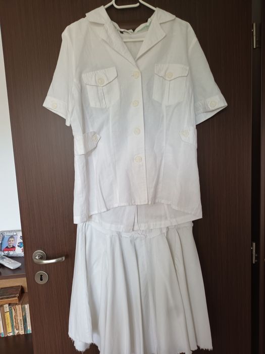 Set fusta + bluza în și bumbac