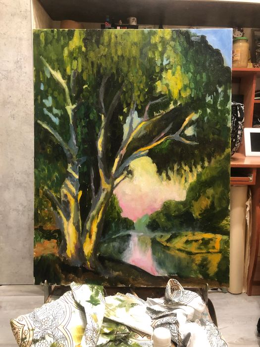 Картина маслом, пейзаж