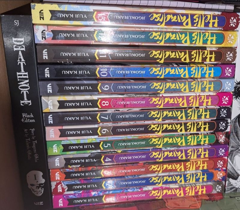 Manga: Chainsaw Man, Berserk, Hell's Paradise etc