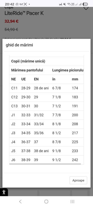 Adidasi CROCS marime 33-34
