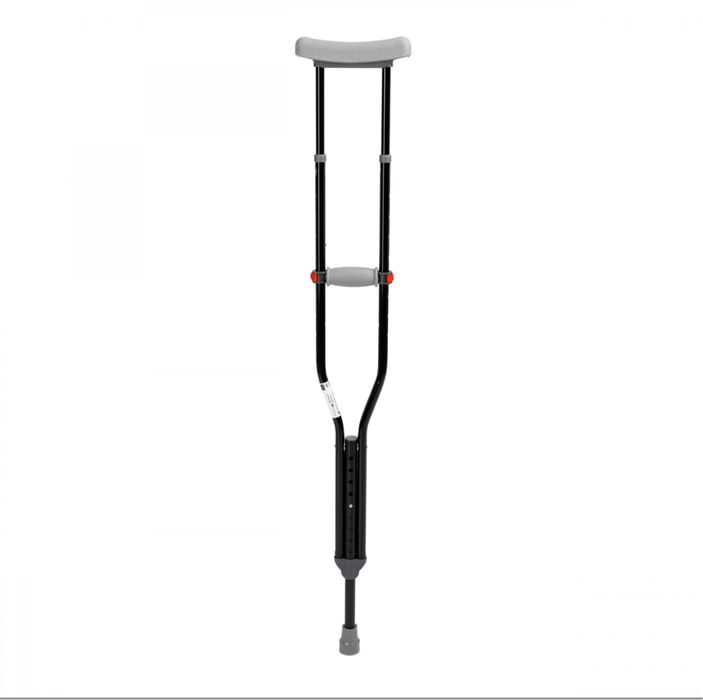 Патерици подмишнични с регулируема височина S-L черни