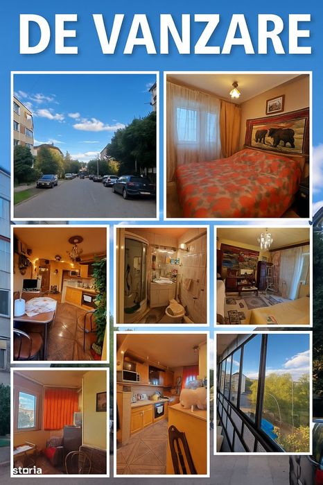 De vânzare  2 camere ,  pret 54500euro