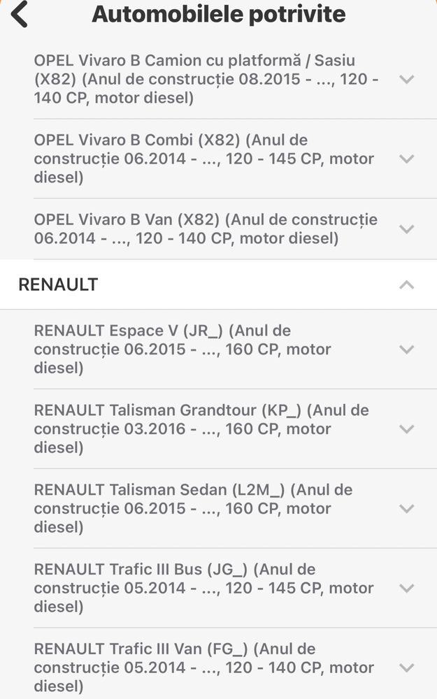 Turbina Turbocompresor Renault Trafic , Opel Vivaro