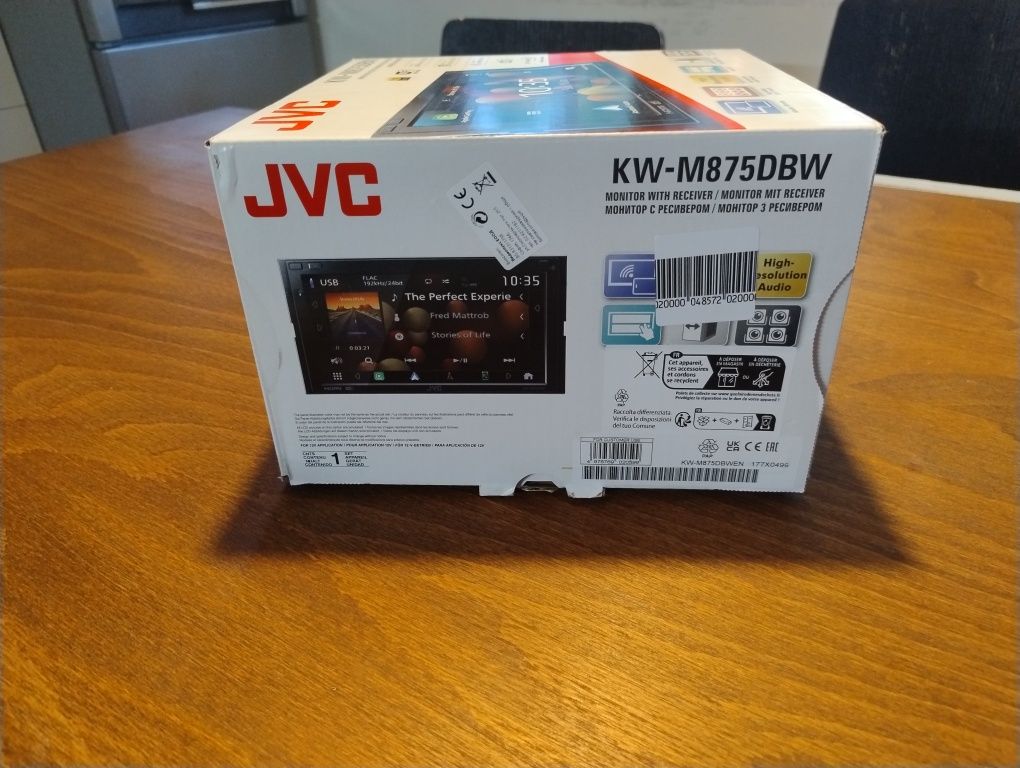 Авто ресийвър JVC KW-M 875DBW Bluetooth, 4x45 W