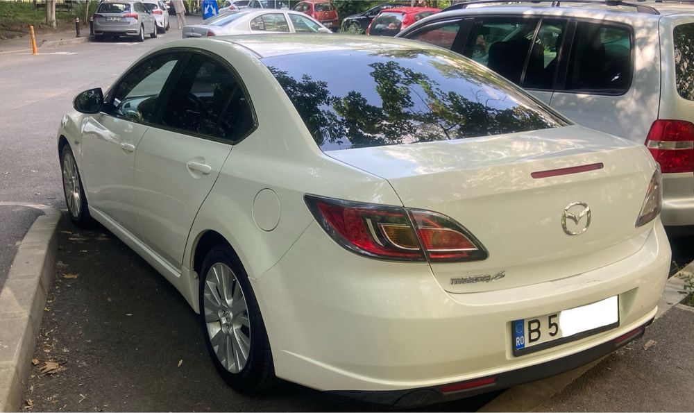 Vand Mazda 6, 2.0 diesel, 140 CP, Alb perlat, 182000 km