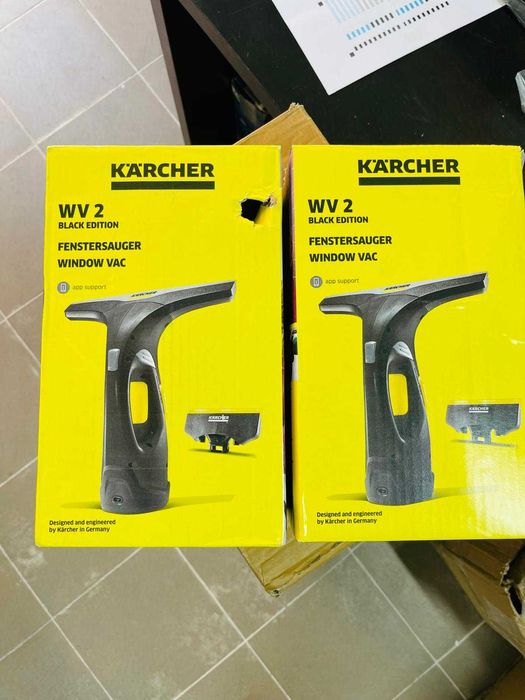 Aspirator geamuri cu baterie Kärcher WV 2 Black Edition
